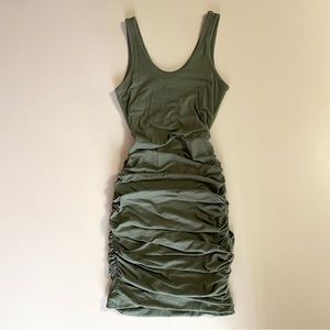 Express Ruched Bodycon Dress